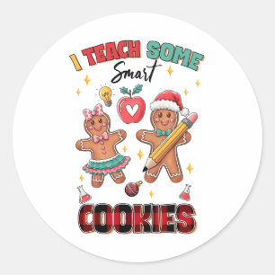 Sticker Rond Cadeau pour Enseignant J'Enseigne à Quelques Coo