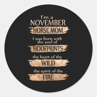 Sticker Rond Cadeaux d'anniversaire | Je suis une maman du Chev