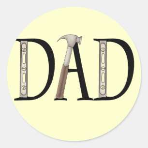 Sticker Rond Cadeaux de charpentier