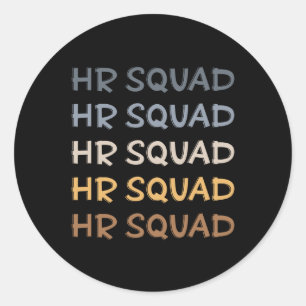 Sticker Rond Cadeaux de l'équipe des ressources humaines de l'e