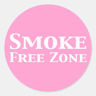 Sticker Rond Cadeaux de zone sans fumée