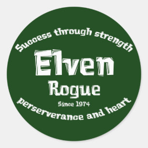 Sticker Rond Cadeaux escrocs d'Elven