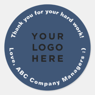 Sticker Rond Cadeaux Jour d'Appréciation des employés du Merci 