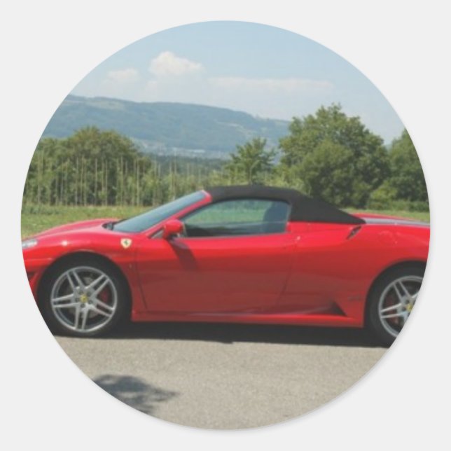 Sticker Rond Cadeaux personnels (Devant)