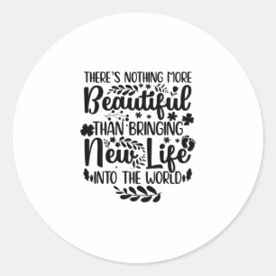 Sticker Rond Cadeaux pour sages-femmes   Infirmière de maternit