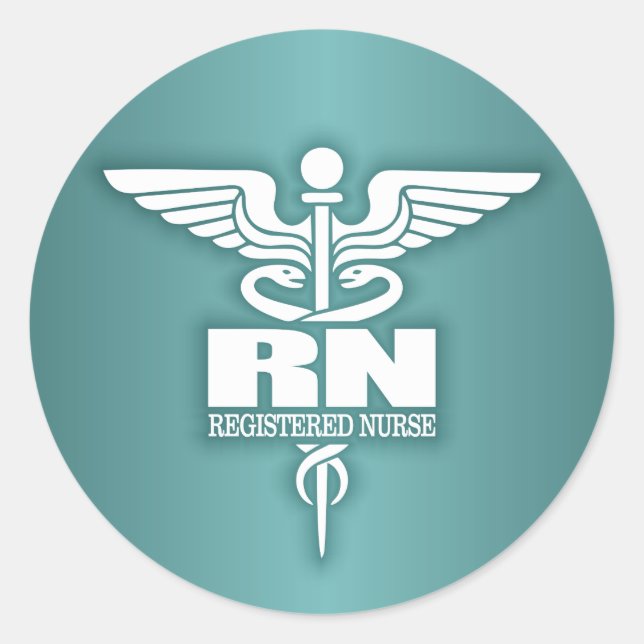 Sticker Rond Caduceus RN 3 (Devant)