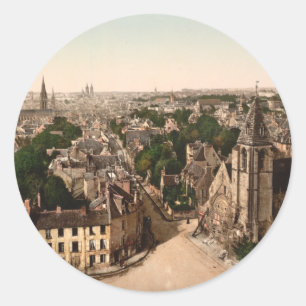 Sticker Rond Caen, Basse-Normandie, France