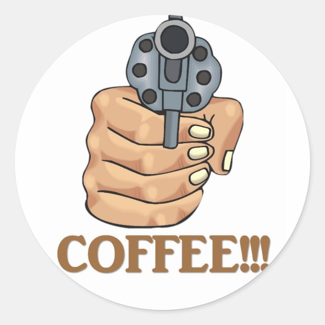 Sticker Rond café-03 (Devant)