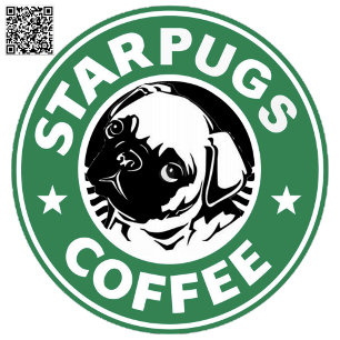 Sticker Rond Café de Starpug