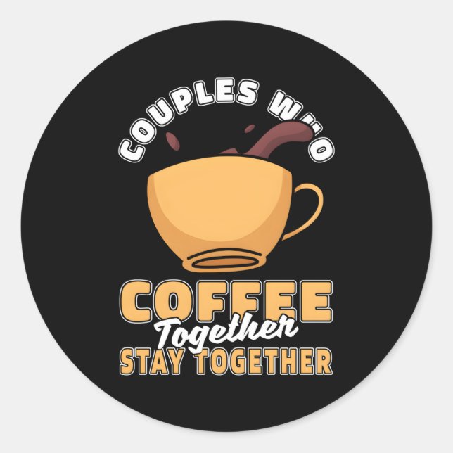 Sticker Rond Café Roaster Barista Roasting Café Café (Devant)