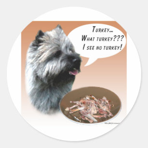 Sticker Rond Cairn Terrier Turquie