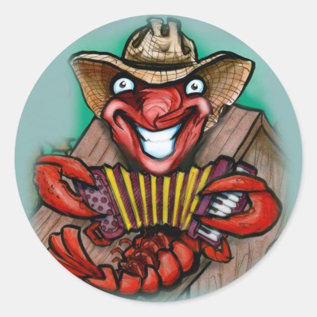 Sticker Rond Cajun (Devant)