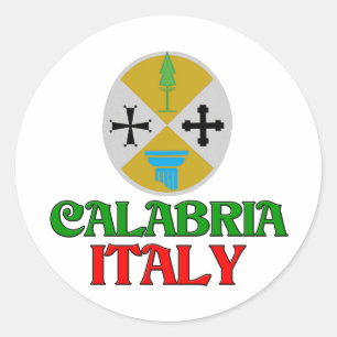 Sticker Rond Calabre Italie