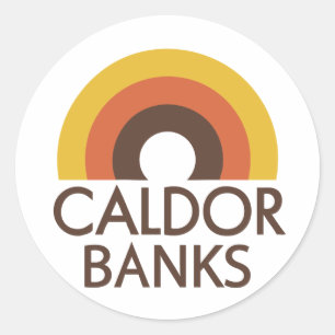 Sticker Rond Caldor Banks