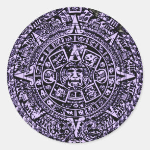 Sticker Rond Calendrier antique