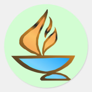 Sticker Rond Calice d'UU