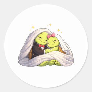 Sticker Rond Câlins de Nuit de Noces