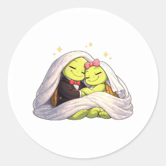 Sticker Rond Câlins de Nuit de Noces