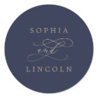 Calligraphie d'or romantique | Phoques d'enveloppe