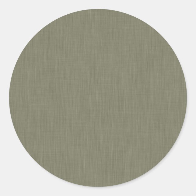Sticker Rond Calm & simple olive green textured background  (Devant)