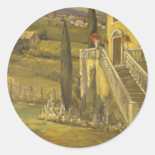 Sticker Rond Calme latin II