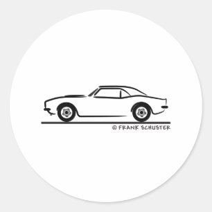 Sticker Rond Camaro 1969