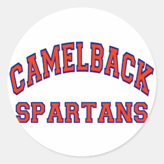 Sticker Rond Camelback Spartans