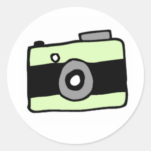 Sticker Rond Caméra