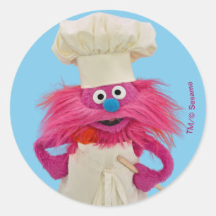 Sticker Rond Camion alimentaire Monster de Cookie   Poing Gonge