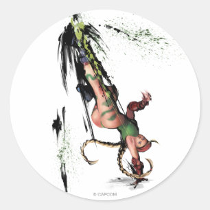 Sticker Rond Cammy Kick