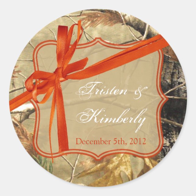 Sticker Rond Camoflouge Camo Chasseurs de 20 - 1,5 po Favor (Devant)