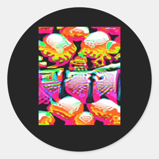 Sticker Rond Camouflage anti-facial Inv (Devant)