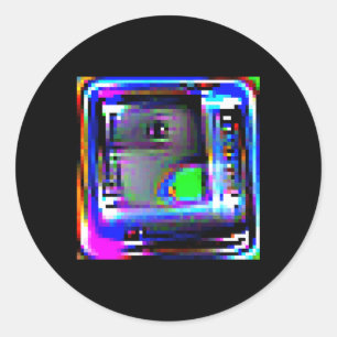 Sticker Rond Camouflage anti-facial Inv