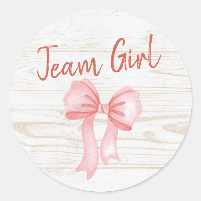 Sticker Rond Campagne Boots ou Bows Genre Reveillez Équipe Fill (Devant)