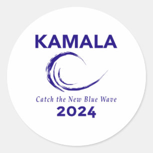 Sticker Rond Campagne Harris 2024