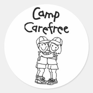 sticker rond   Camps Carefree Produits