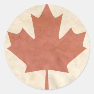 STICKER ROND CANADA