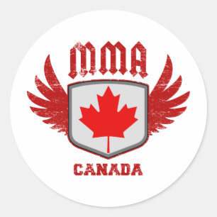 Sticker Rond Canada