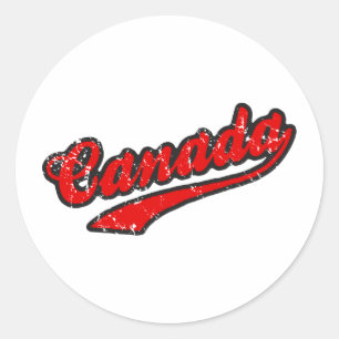 Sticker Rond Canada