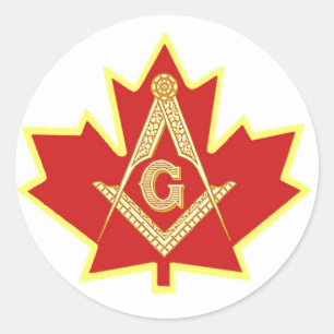 STICKER ROND CANADIEN MASON