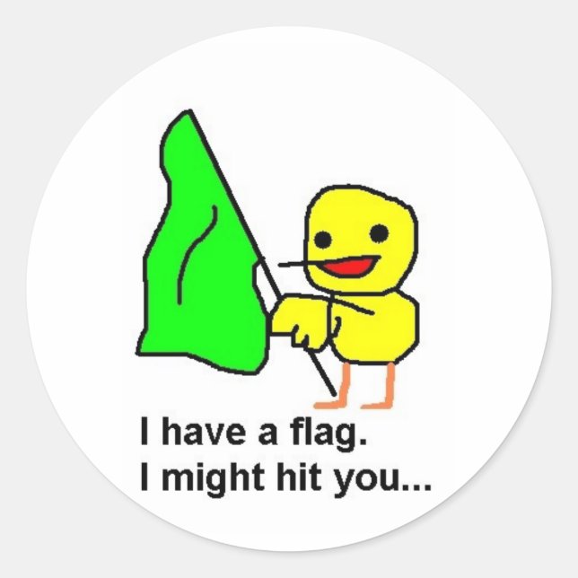 Sticker Rond Canard de Colorguard (Devant)