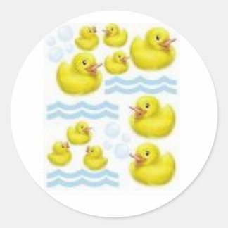 Sticker Rond canards