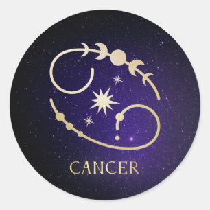 Sticker Rond Cancer