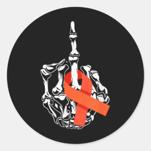 Sticker Rond Cancer de la leucémie médiane Cancer de la leucémi