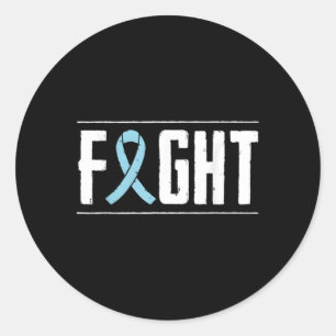 Sticker Rond Cancer de la prostate Lutte contre le cancer Ruban