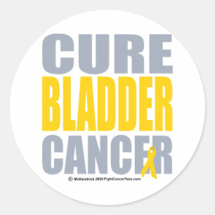 Sticker Rond Cancer de la vessie de traitement