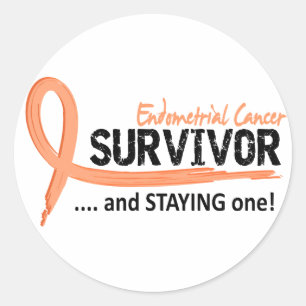 Sticker Rond Cancer de l'intestin 8