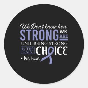 Sticker Rond Cancer de l'oesophage Lutter contre le cancer Ruba