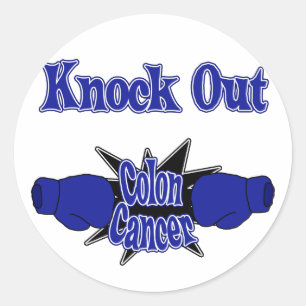 Sticker Rond Cancer du côlon