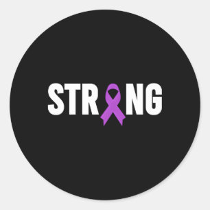Sticker Rond Cancer testiculaire Accentuation du cancer testicu